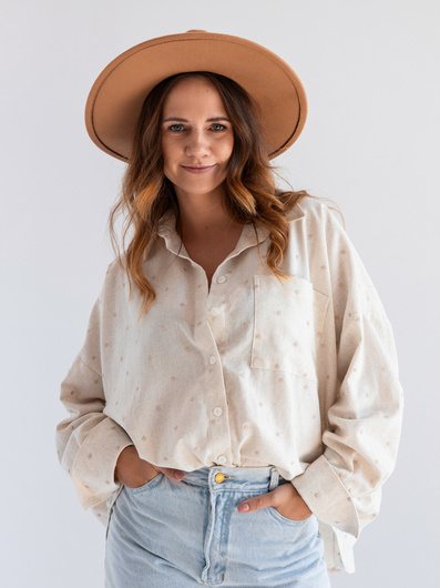 Koszula DOTS oversize